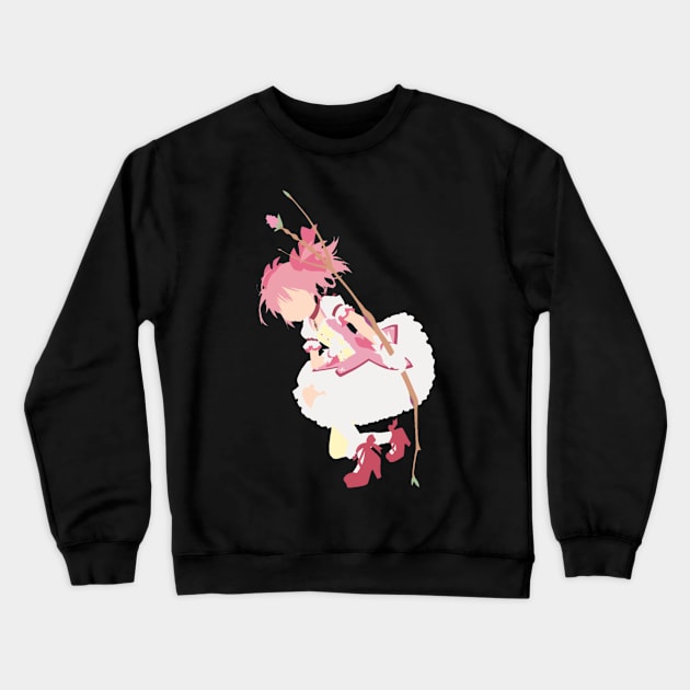 Madoka Kaname Minimalist Crewneck Sweatshirt by KokoroPopShop